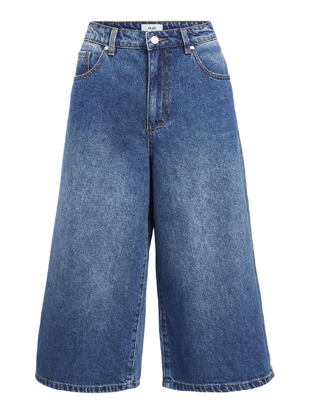 object petite DENIM BERMUDA SHORT