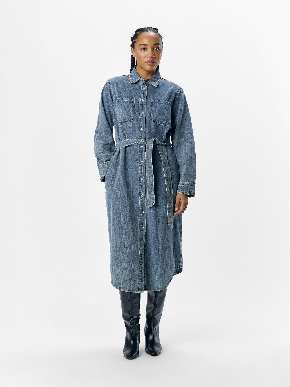 Object Petite DENIM BLOUSEJURK