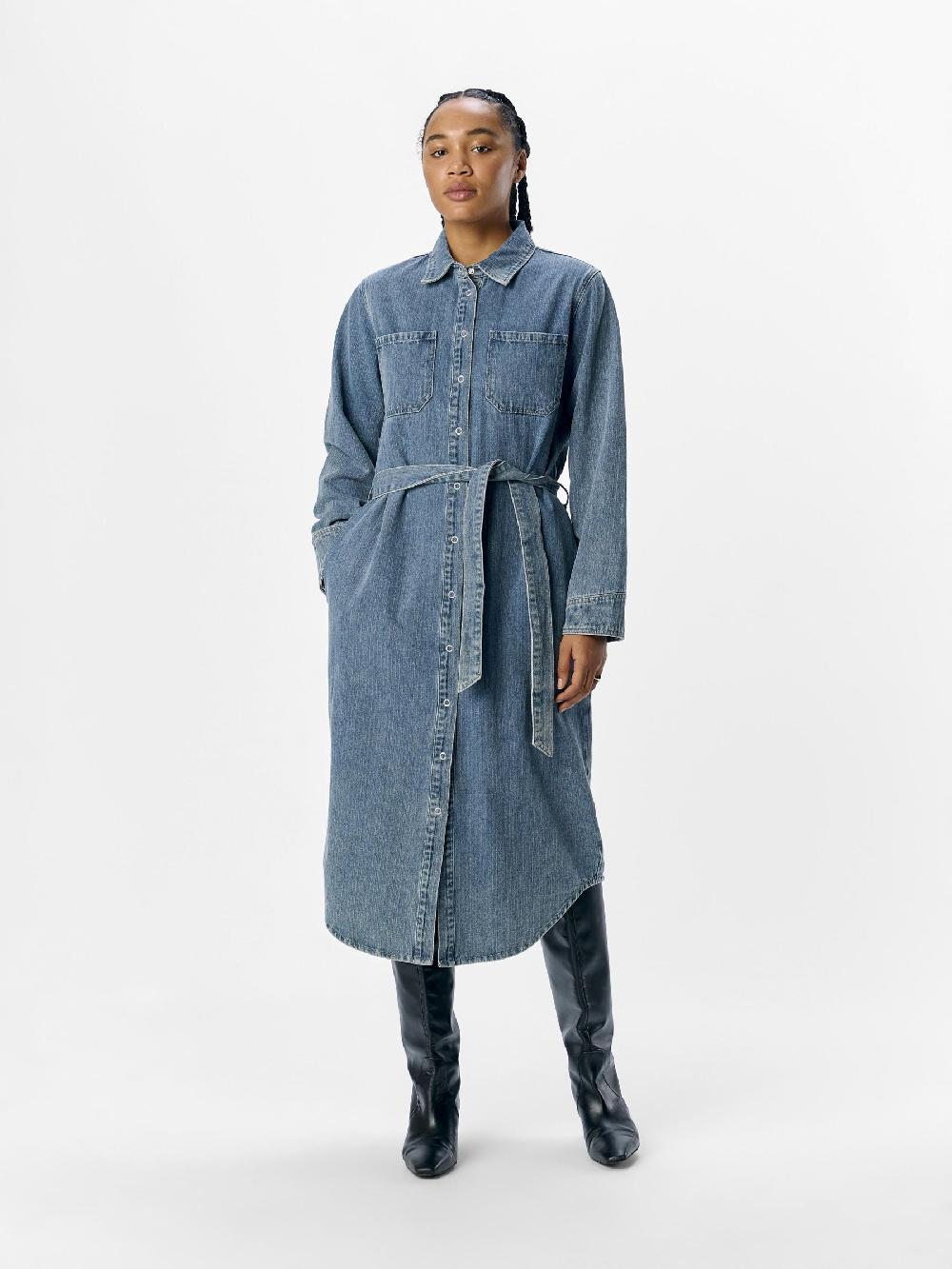 Object Petite DENIM BLOUSEJURK