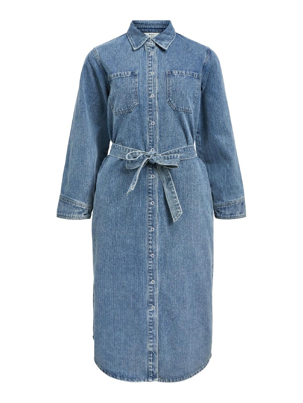 object petite DENIM BLOUSEJURK