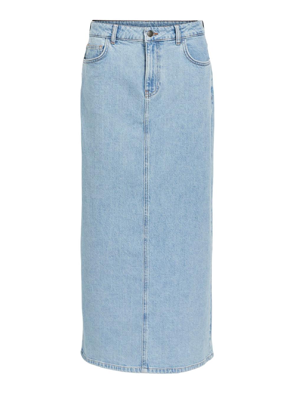 object petite DENIM MAXI ROK