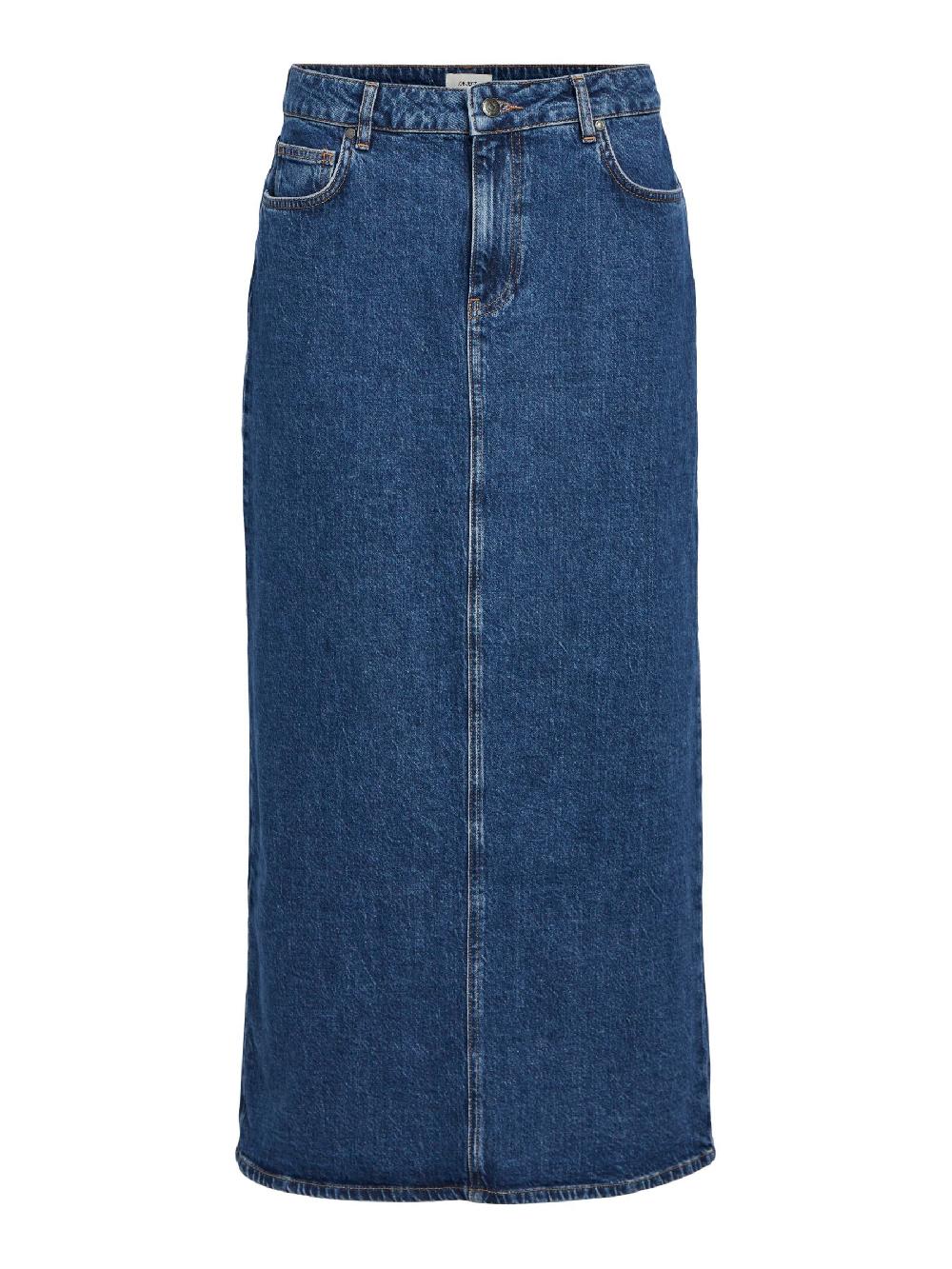 object petite DENIM MAXI ROK