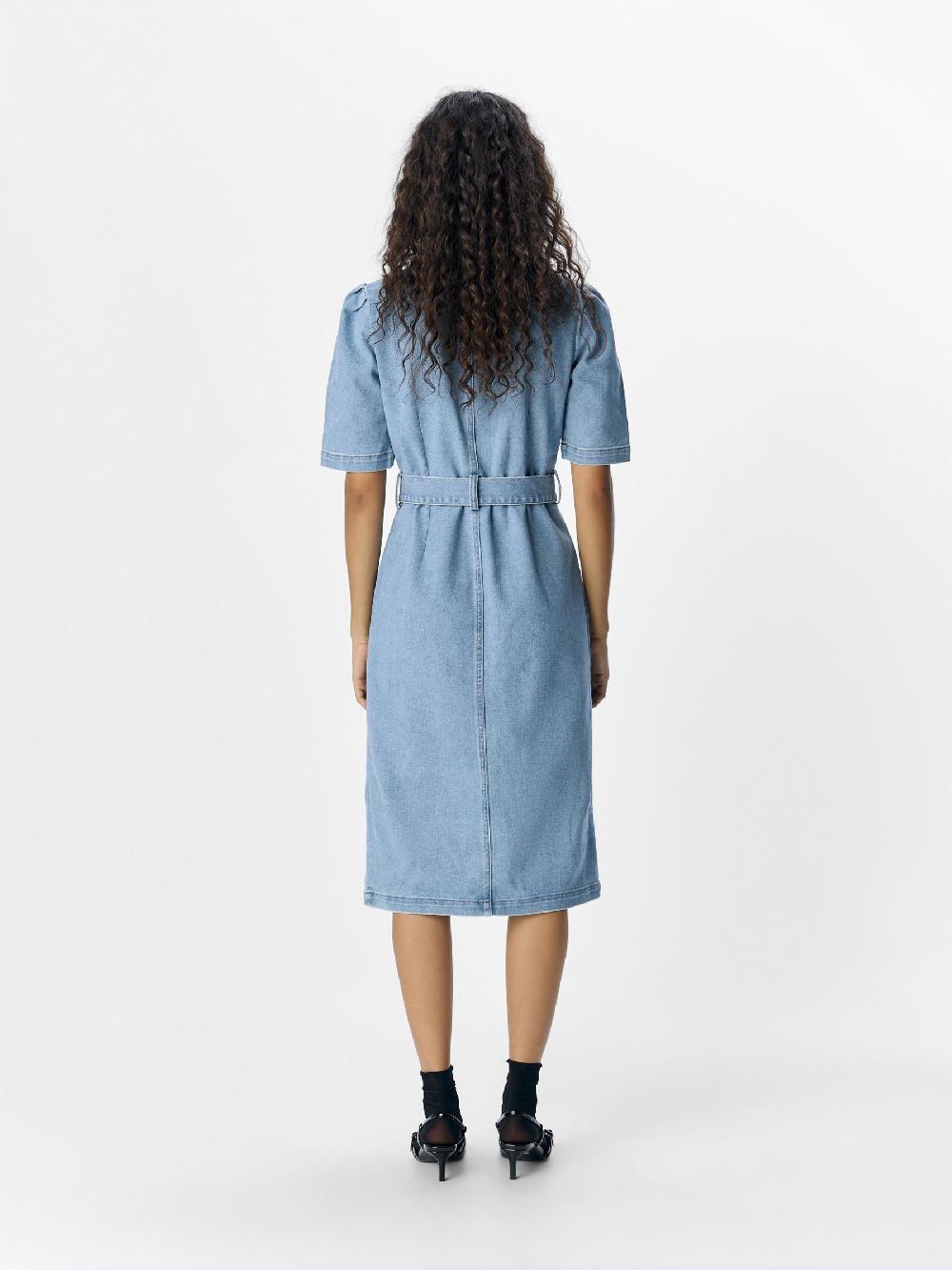 Object Petite DENIM MIDI JURK