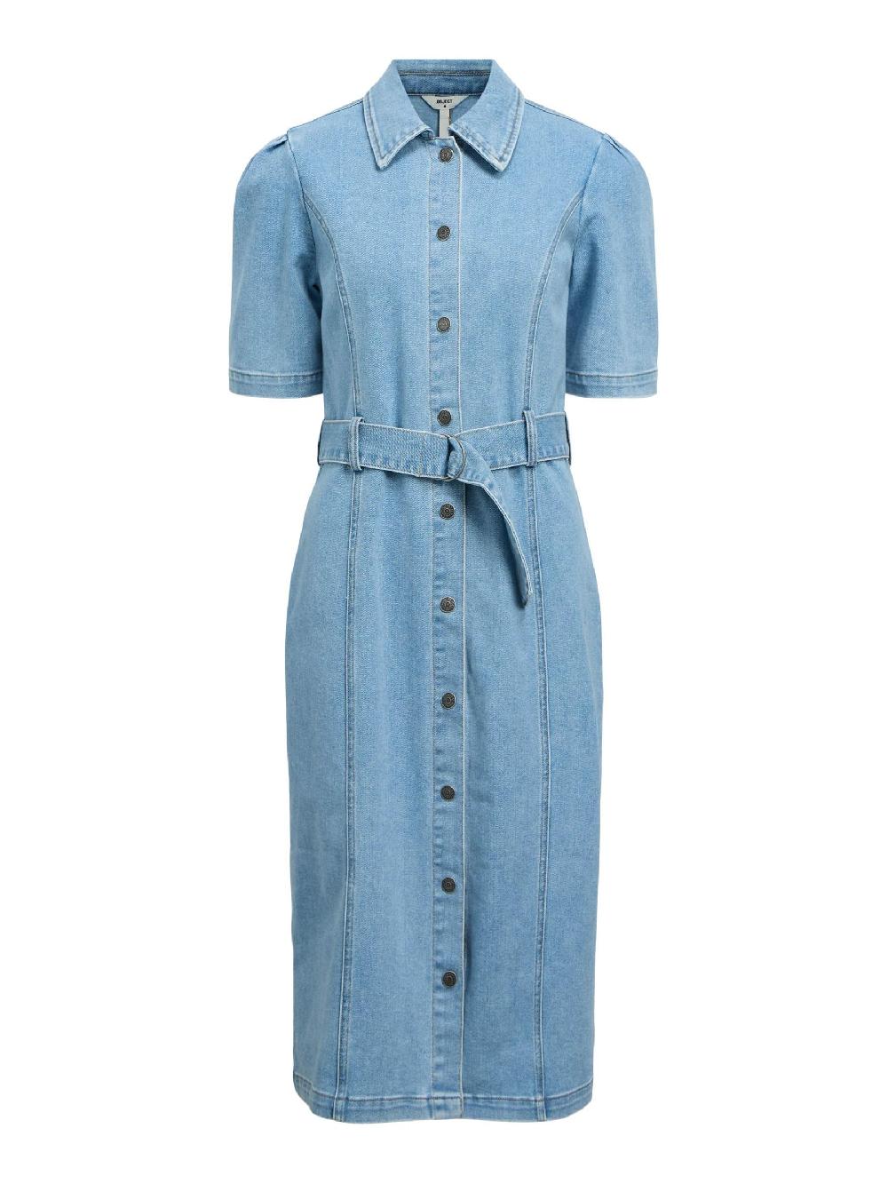 object petite DENIM MIDI JURK