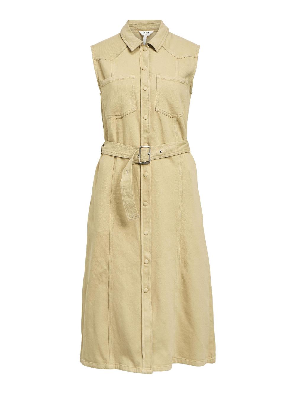 object petite DENIM MIDI JURK