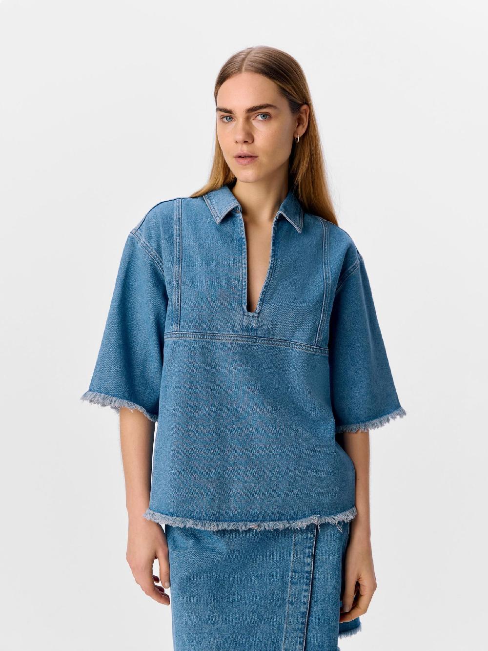 Object Petite DENIM TOP