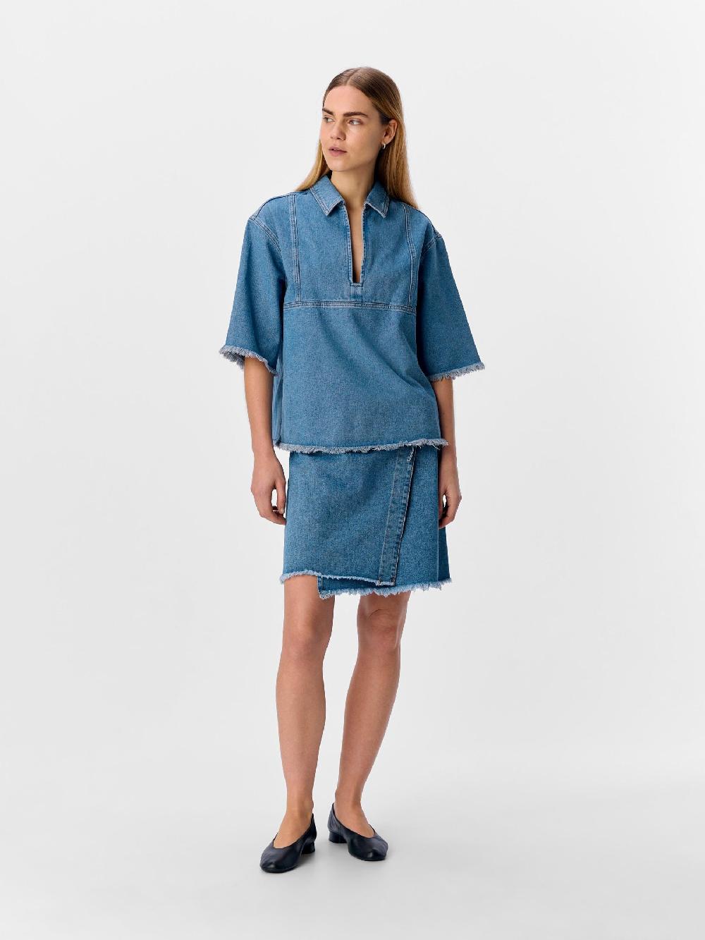 Object Petite DENIM TOP