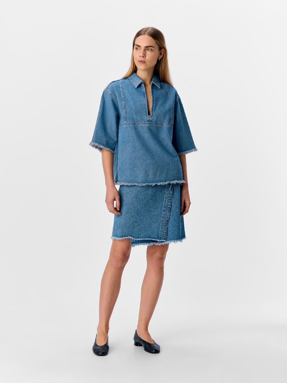 Object Petite DENIM WIKKELROK