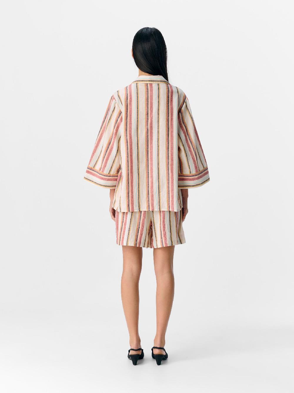 Object Petite DRIEKWARTMOUWEN OVERHEMD