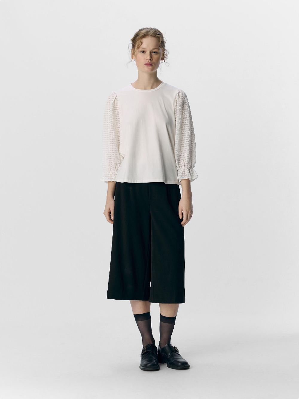 Object Petite DRIEKWARTMOUWEN TOP