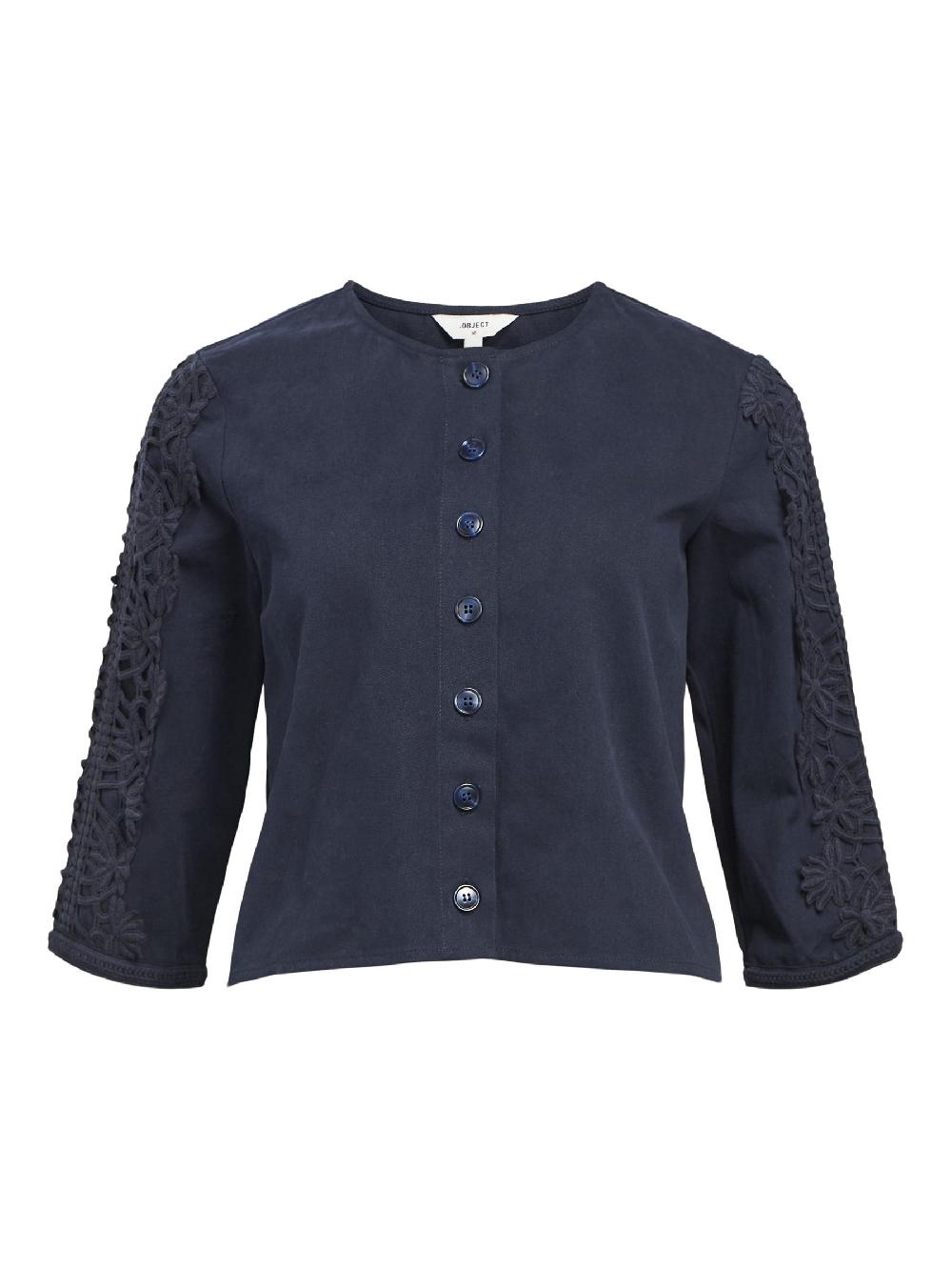 object petite DRIEKWARTMOUWEN TOP