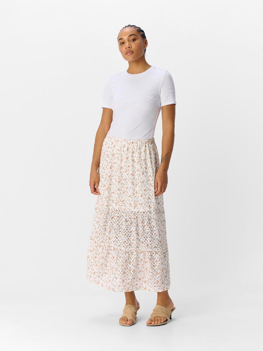 Object Petite GEBLOEMD MIDDELLANGE ROK
