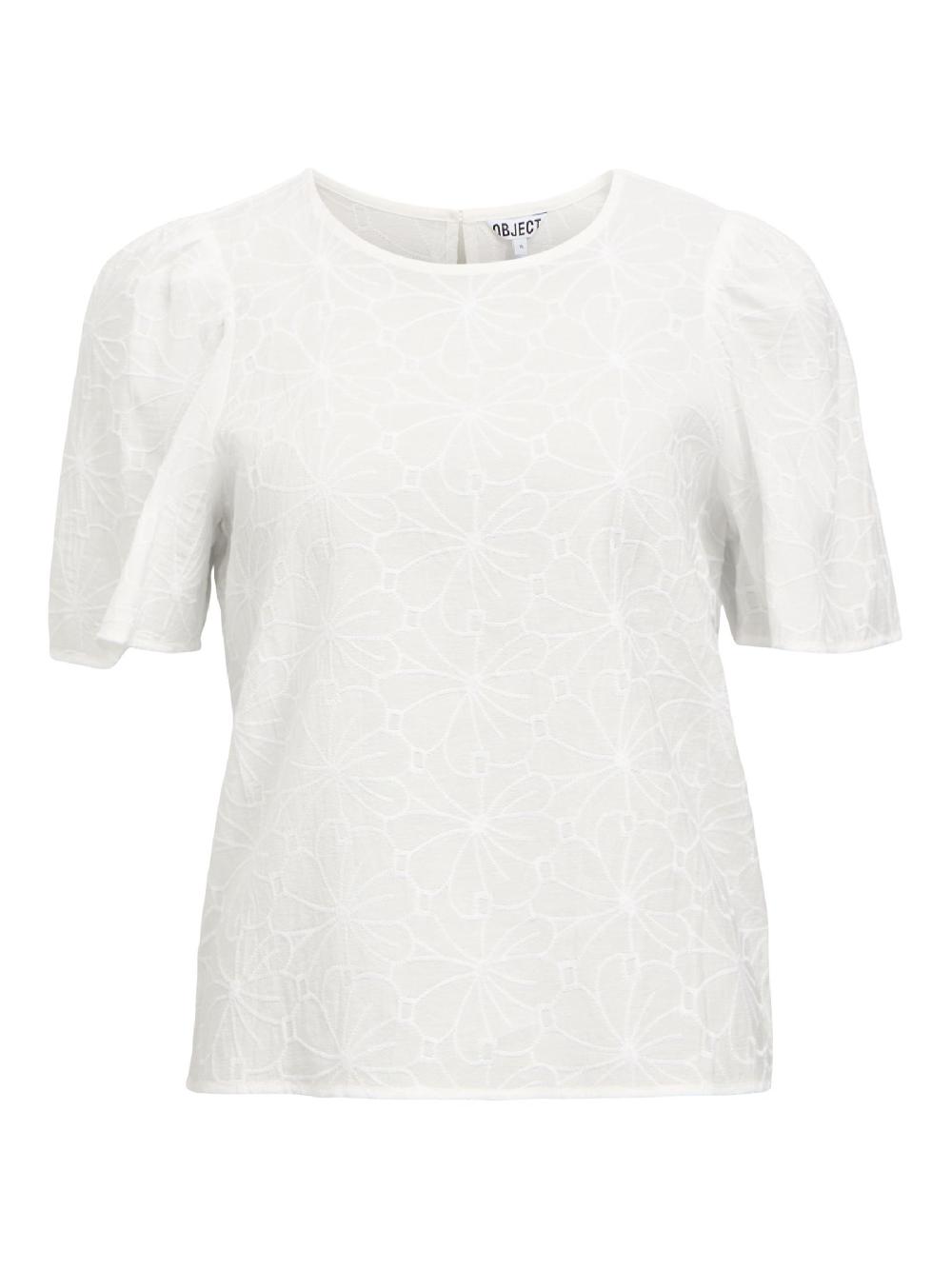 object petite GEBLOEMD TOP