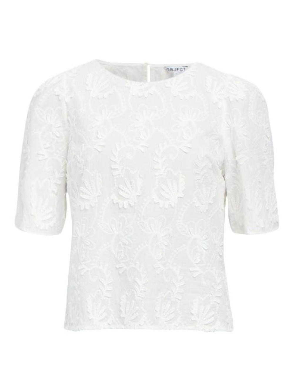object petite GEBORDUURD BLOUSE