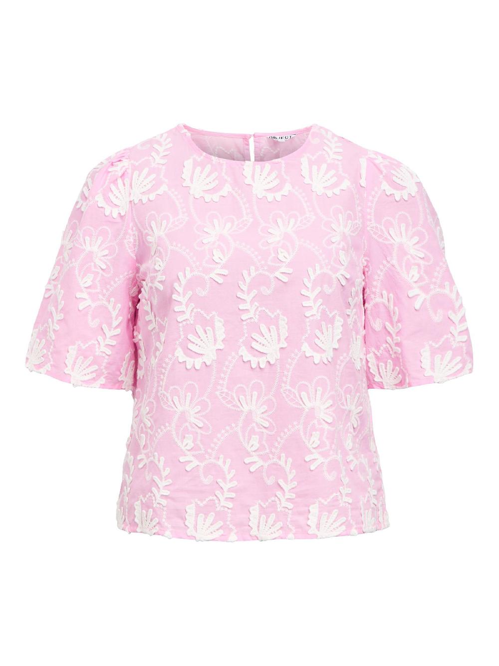 object petite GEBORDUURD BLOUSE