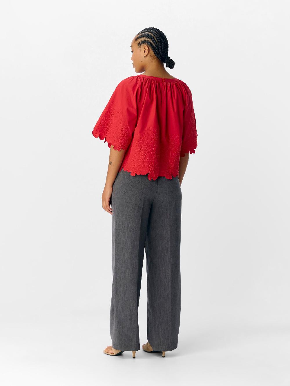 Object Petite GEBORDUURD CROP TOP