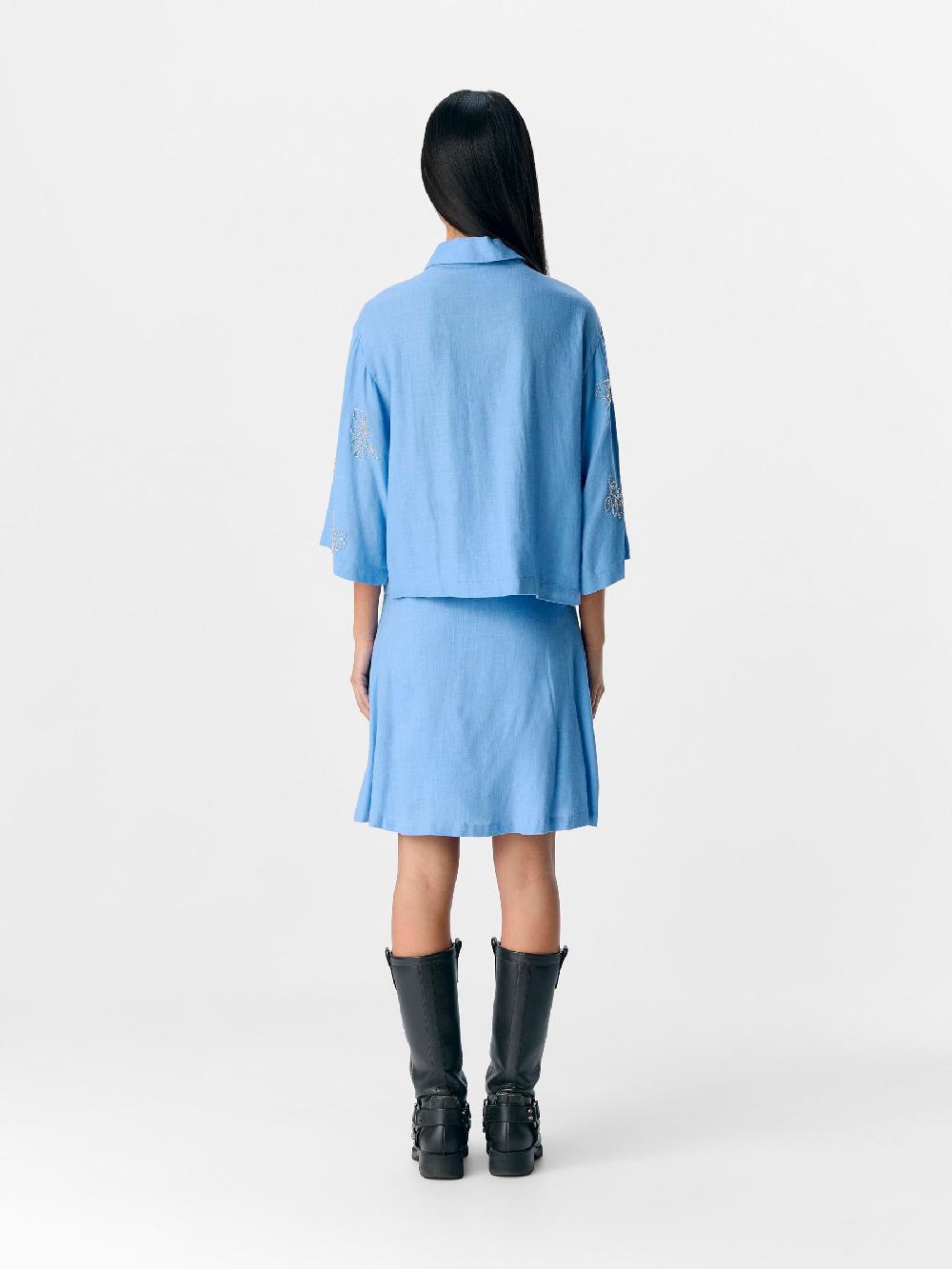 Object Petite GEBORDUURD CROPPED BLOUSE