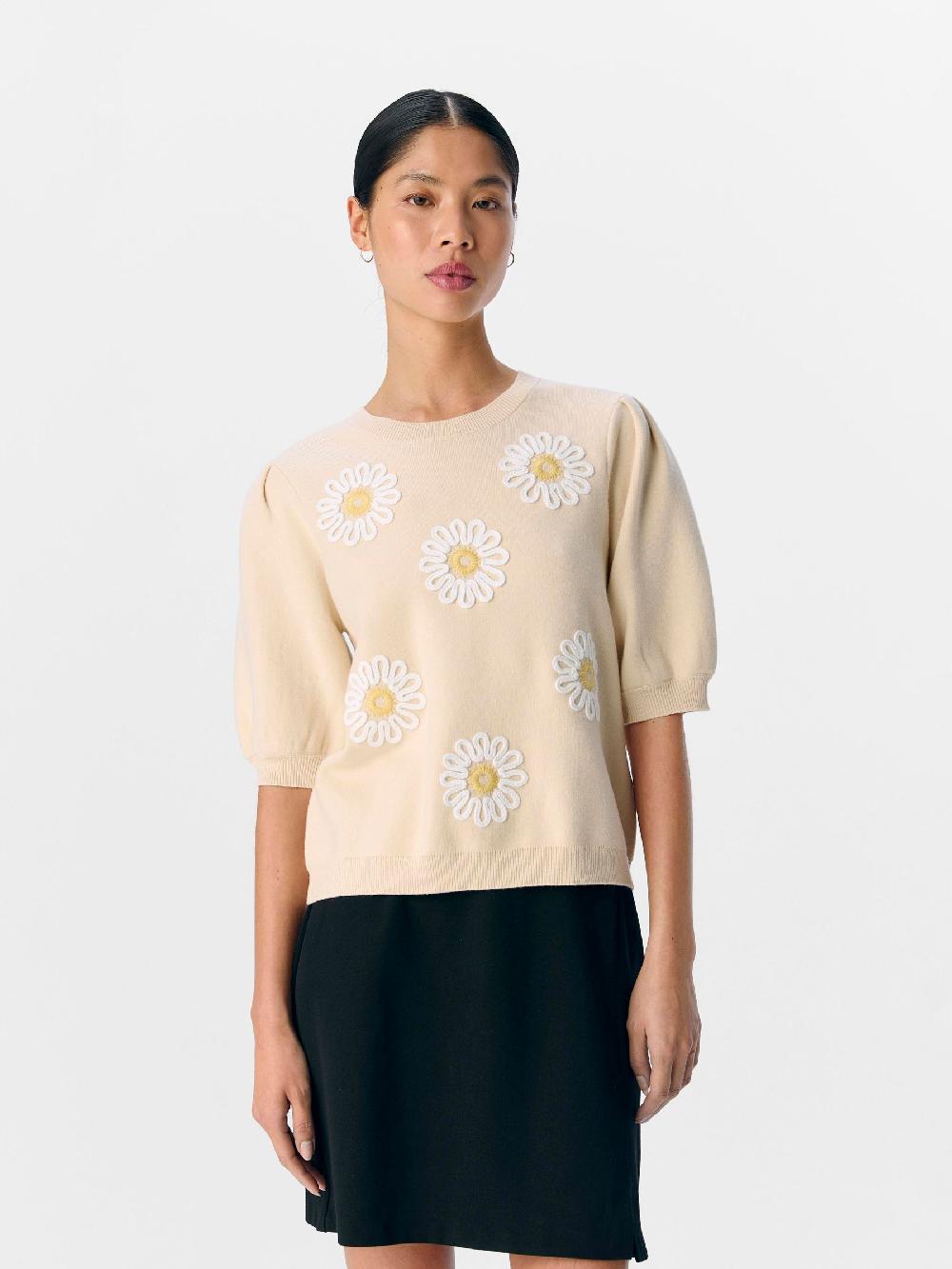 Object Petite GEBORDUURD GEBREIDE TOP