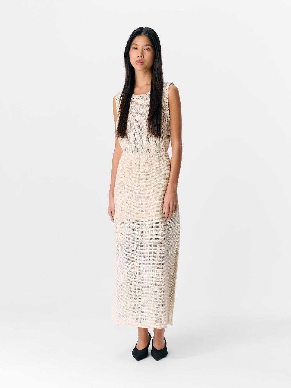 Object Petite GEBORDUURD MAXI ROK