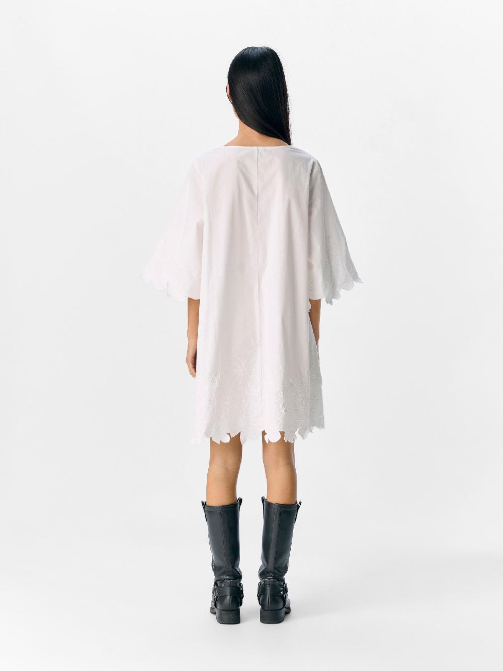 Object Petite GEBORDUURD MINI JURK