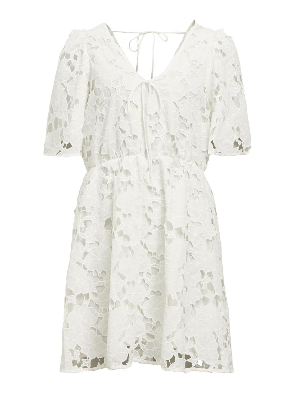 object petite GEBORDUURD MINI JURK