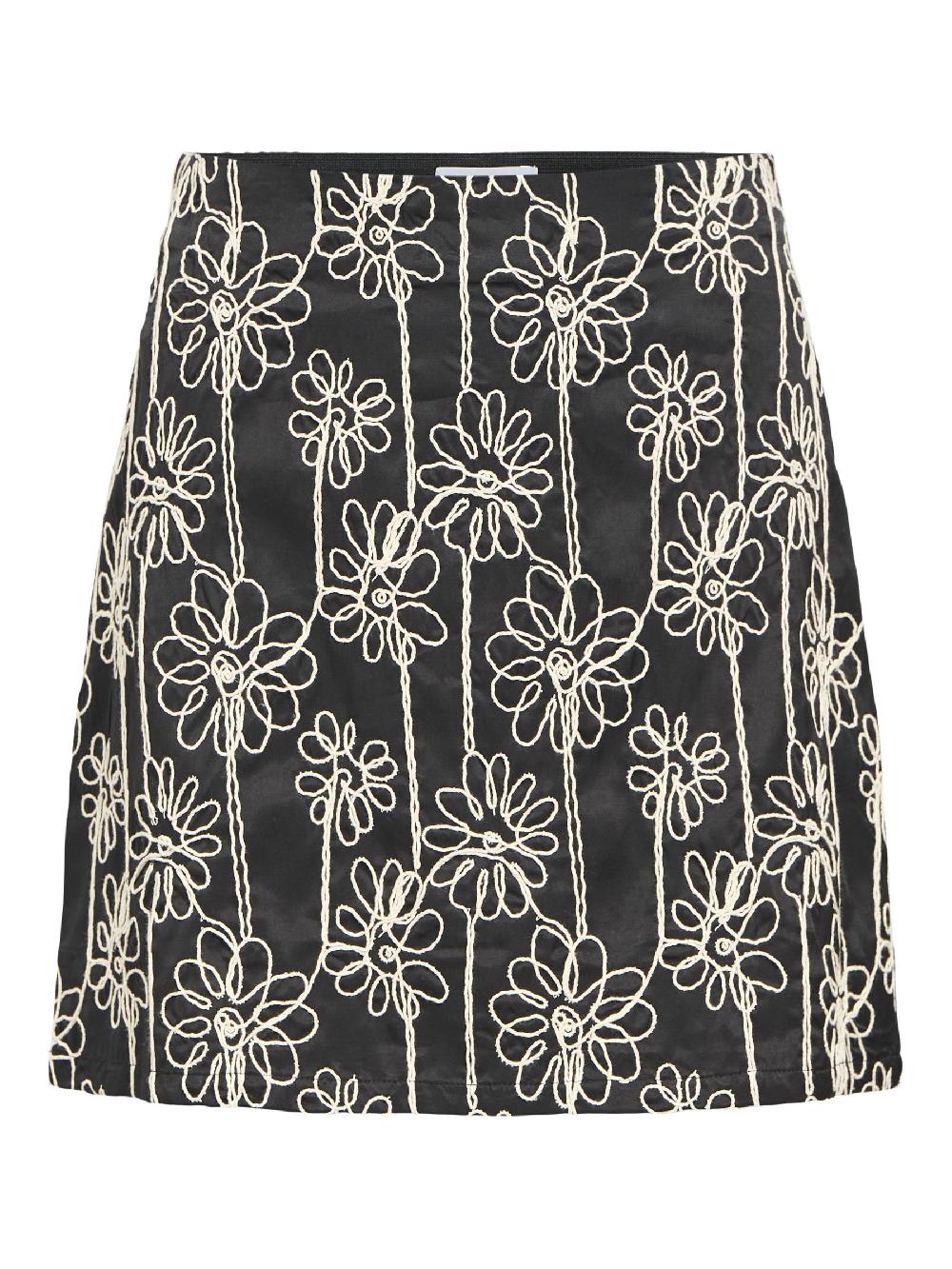 object petite GEBORDUURD MINIROK