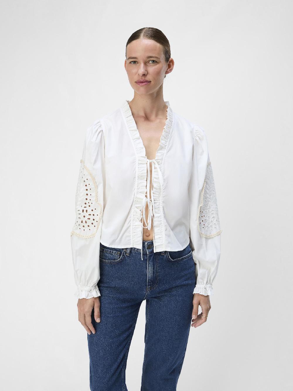 Object Petite GEBORDUURD OVERHEMD