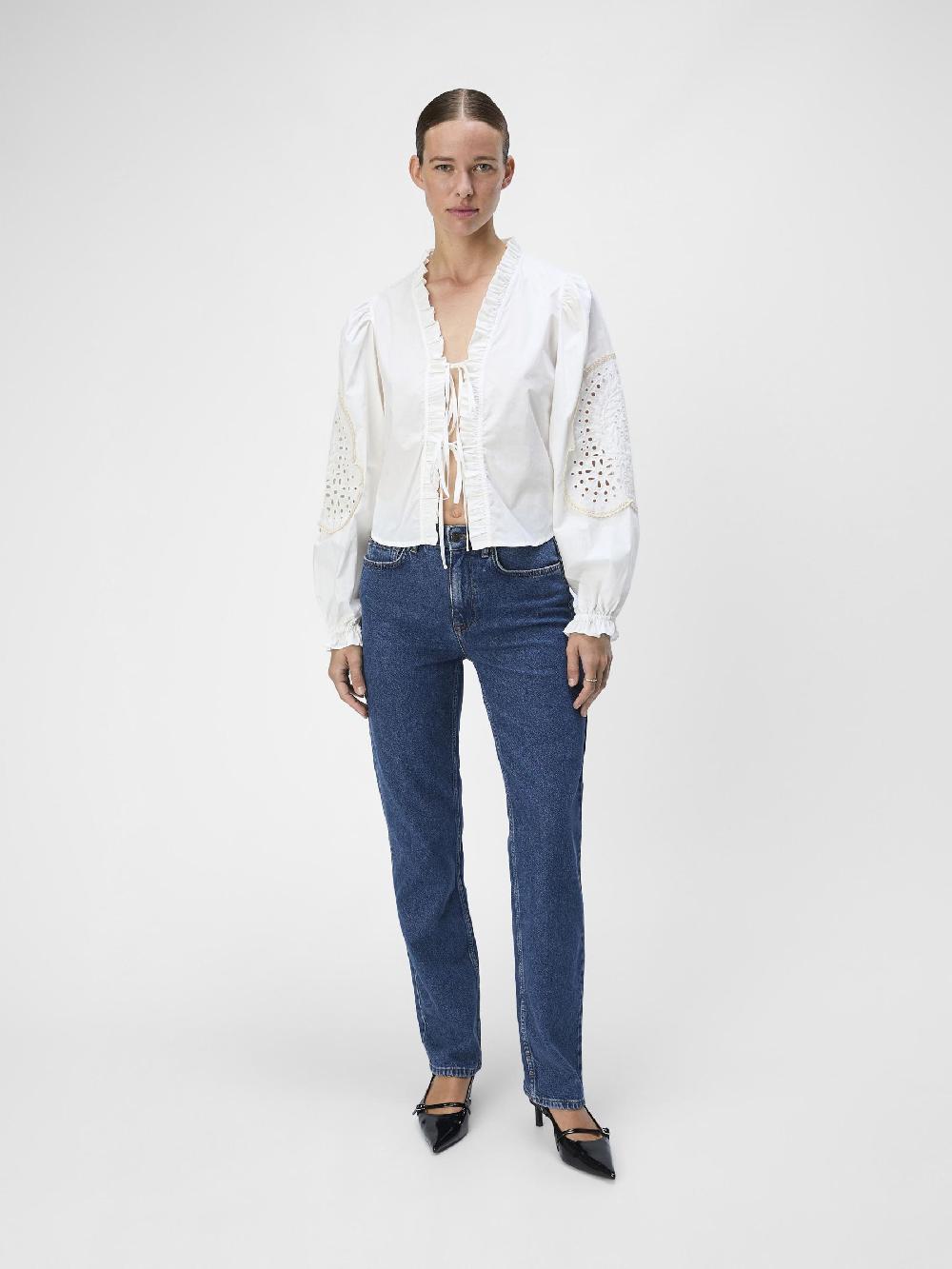 Object Petite GEBORDUURD OVERHEMD