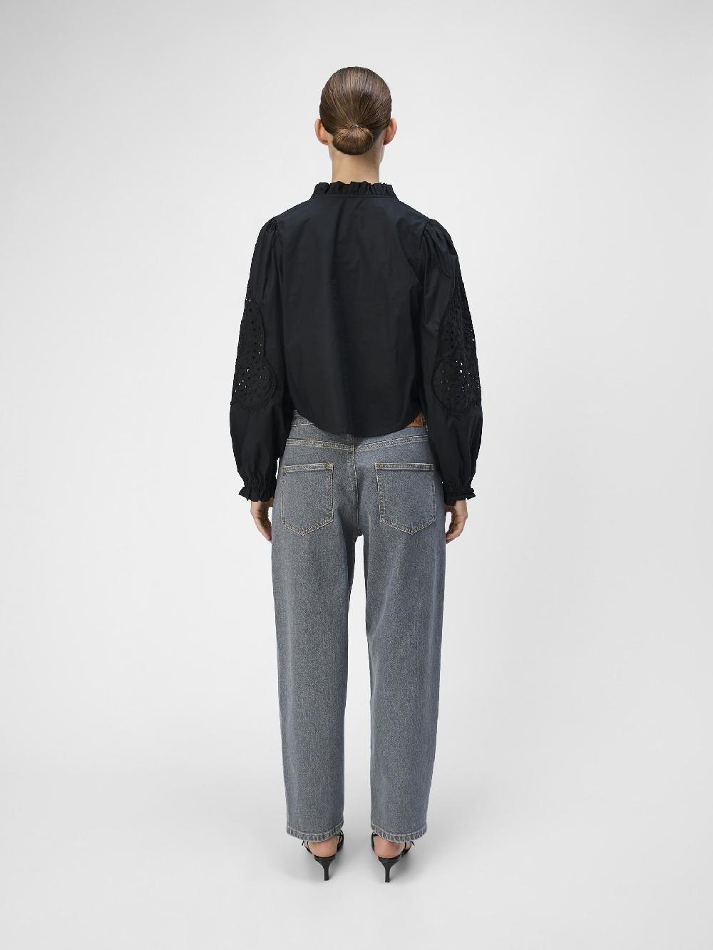 Object Petite GEBORDUURD OVERHEMD