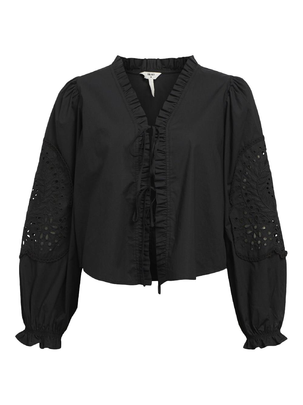 object petite GEBORDUURD OVERHEMD