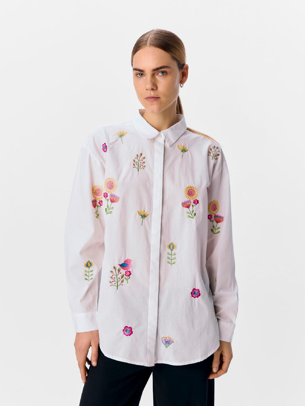 Object Petite GEBORDUURD OVERHEMD