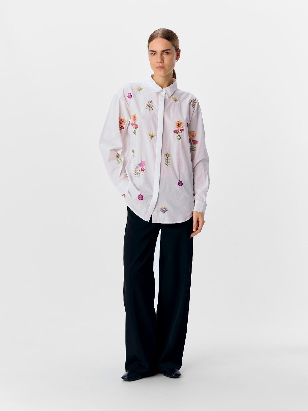 Object Petite GEBORDUURD OVERHEMD