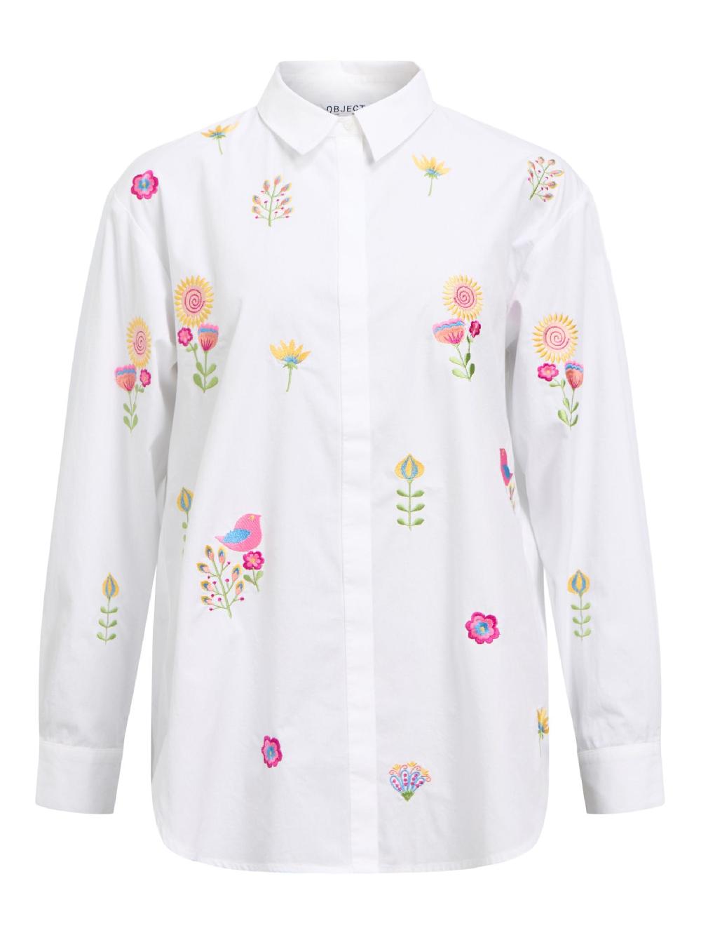 object petite GEBORDUURD OVERHEMD