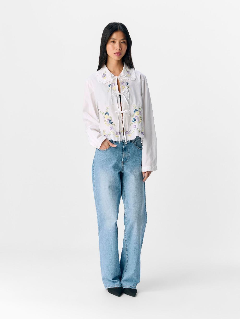 Object Petite GEBORDUURD OVERHEMD