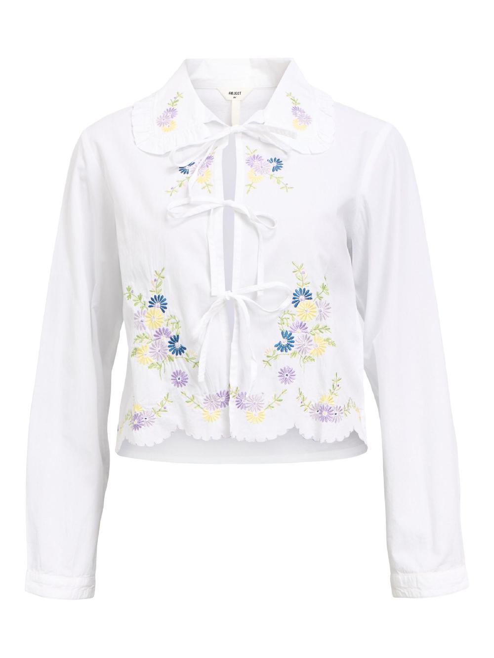 object petite GEBORDUURD OVERHEMD