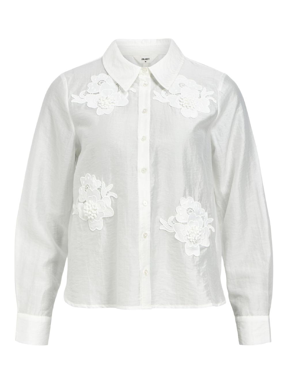 object petite GEBORDUURD OVERHEMD