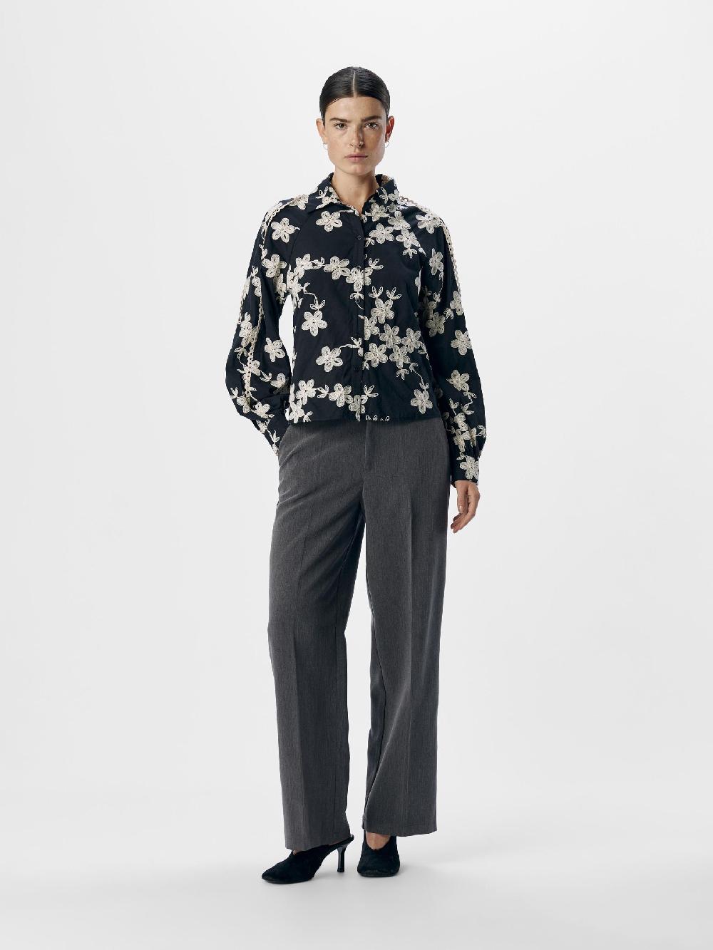 Object Petite GEBORDUURD OVERHEMD