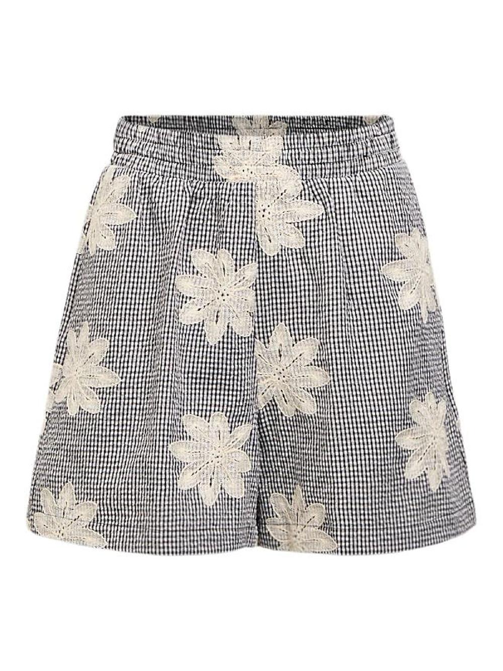 object petite GEBORDUURD SHORTS