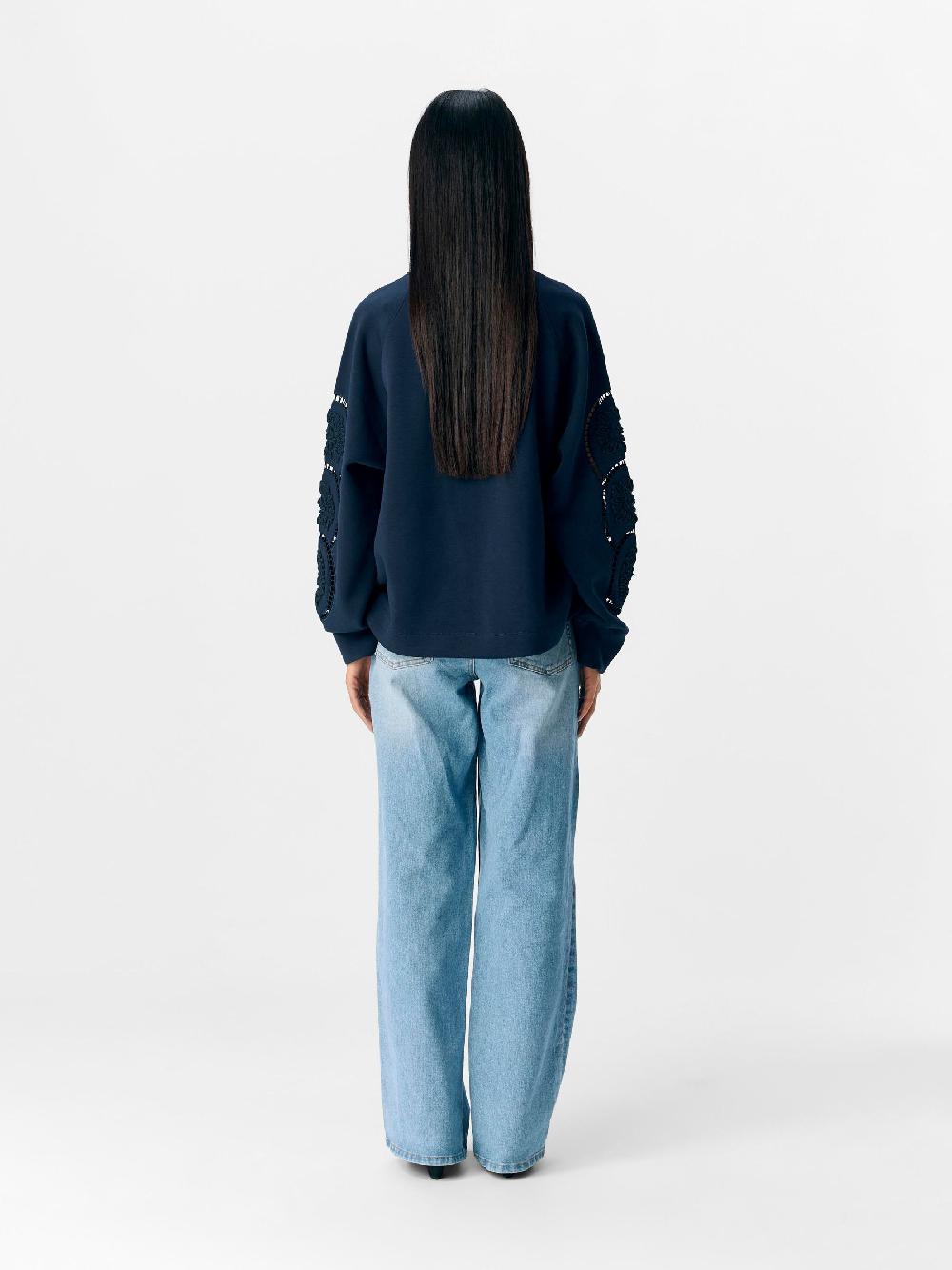 Object Petite GEBORDUURD SWEATSHIRT