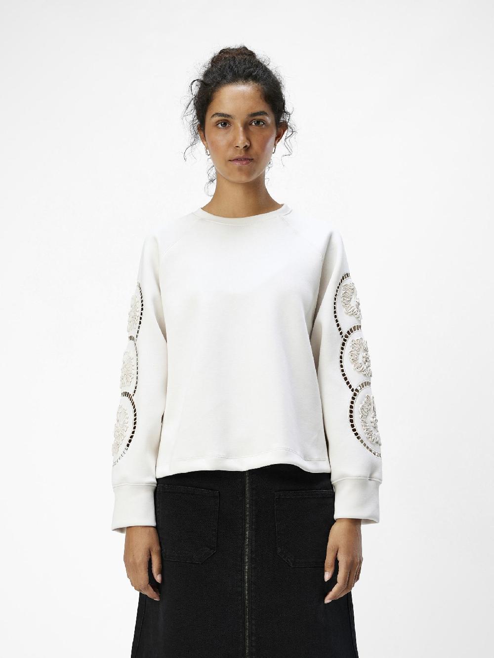 Object Petite GEBORDUURD SWEATSHIRT