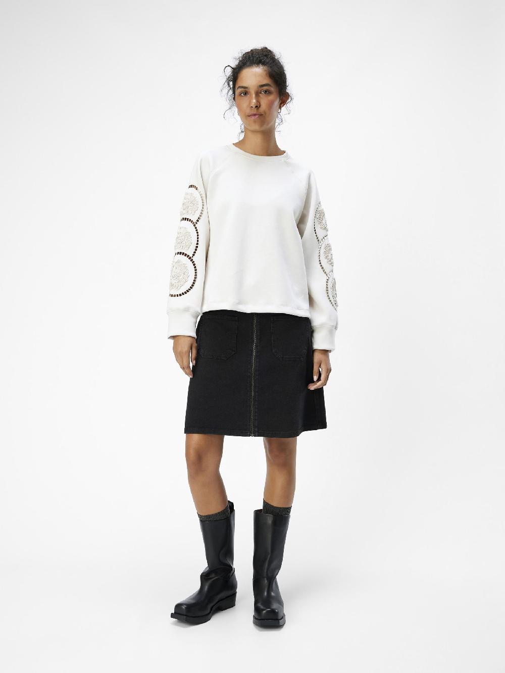 Object Petite GEBORDUURD SWEATSHIRT