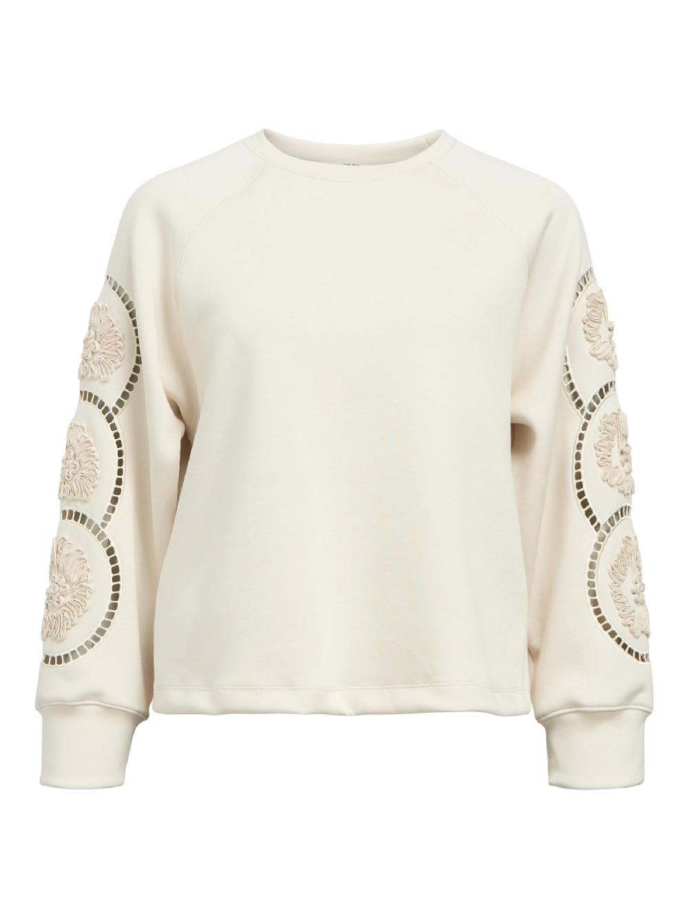 object petite GEBORDUURD SWEATSHIRT