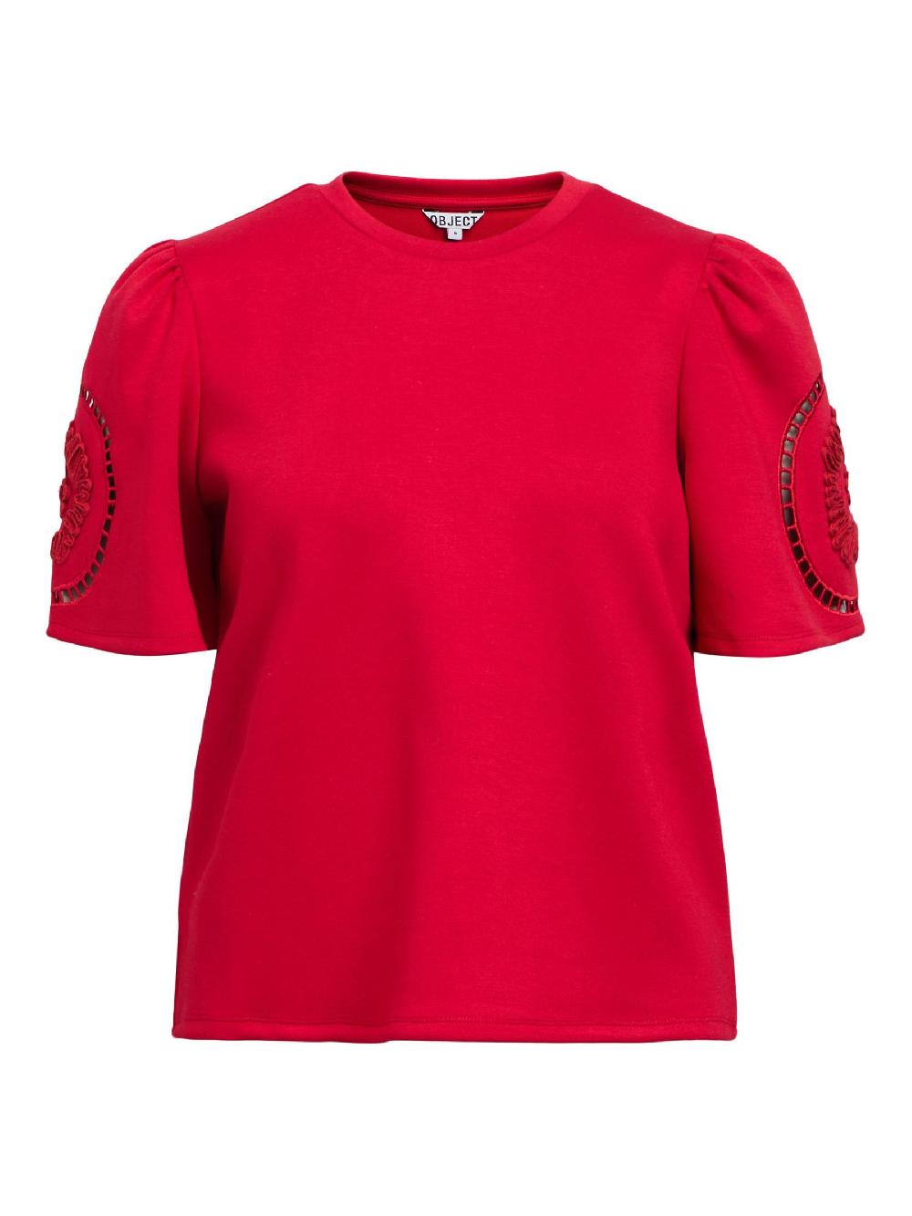 object petite GEBORDUURD TOP