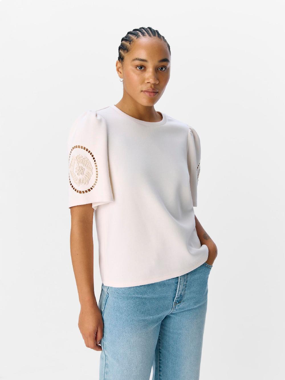 Object Petite GEBORDUURD TOP