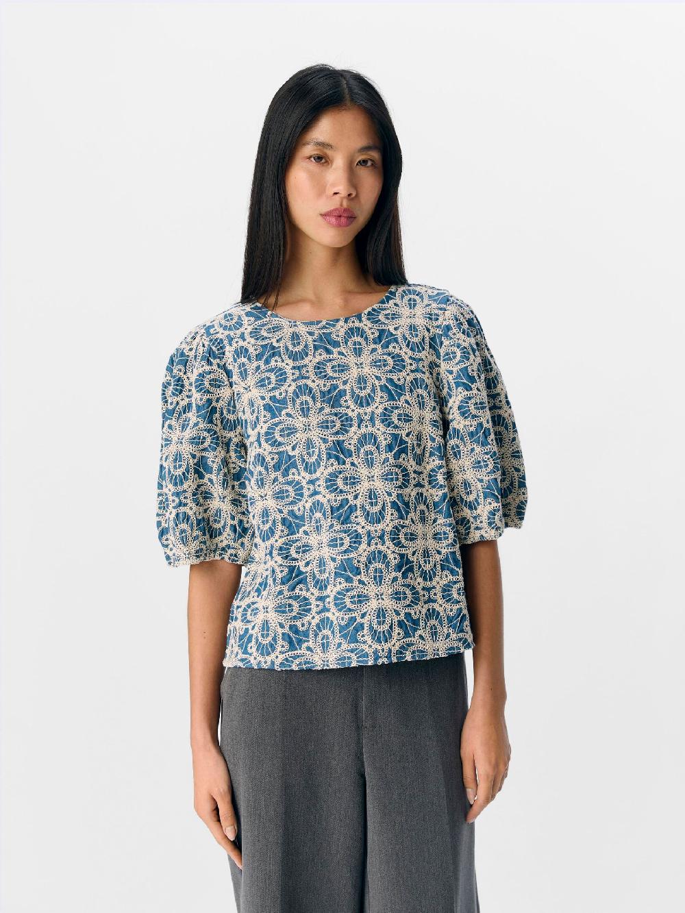 Object Petite GEBORDUURD TOP