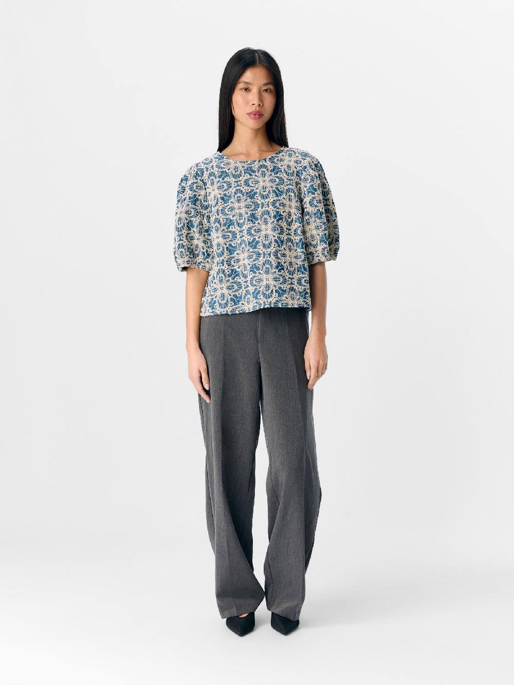 Object Petite GEBORDUURD TOP