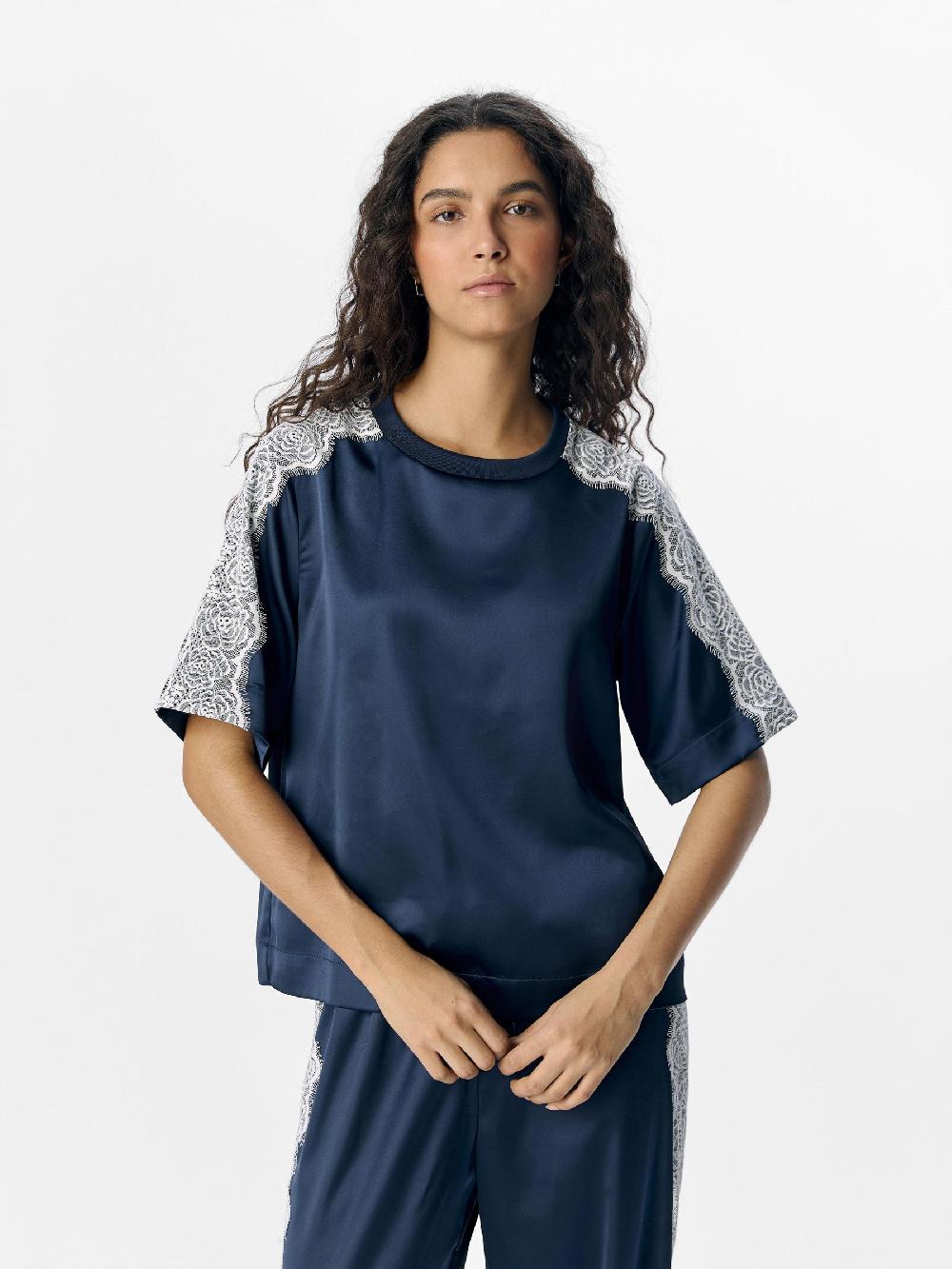 Object Petite GEBORDUURD TOP