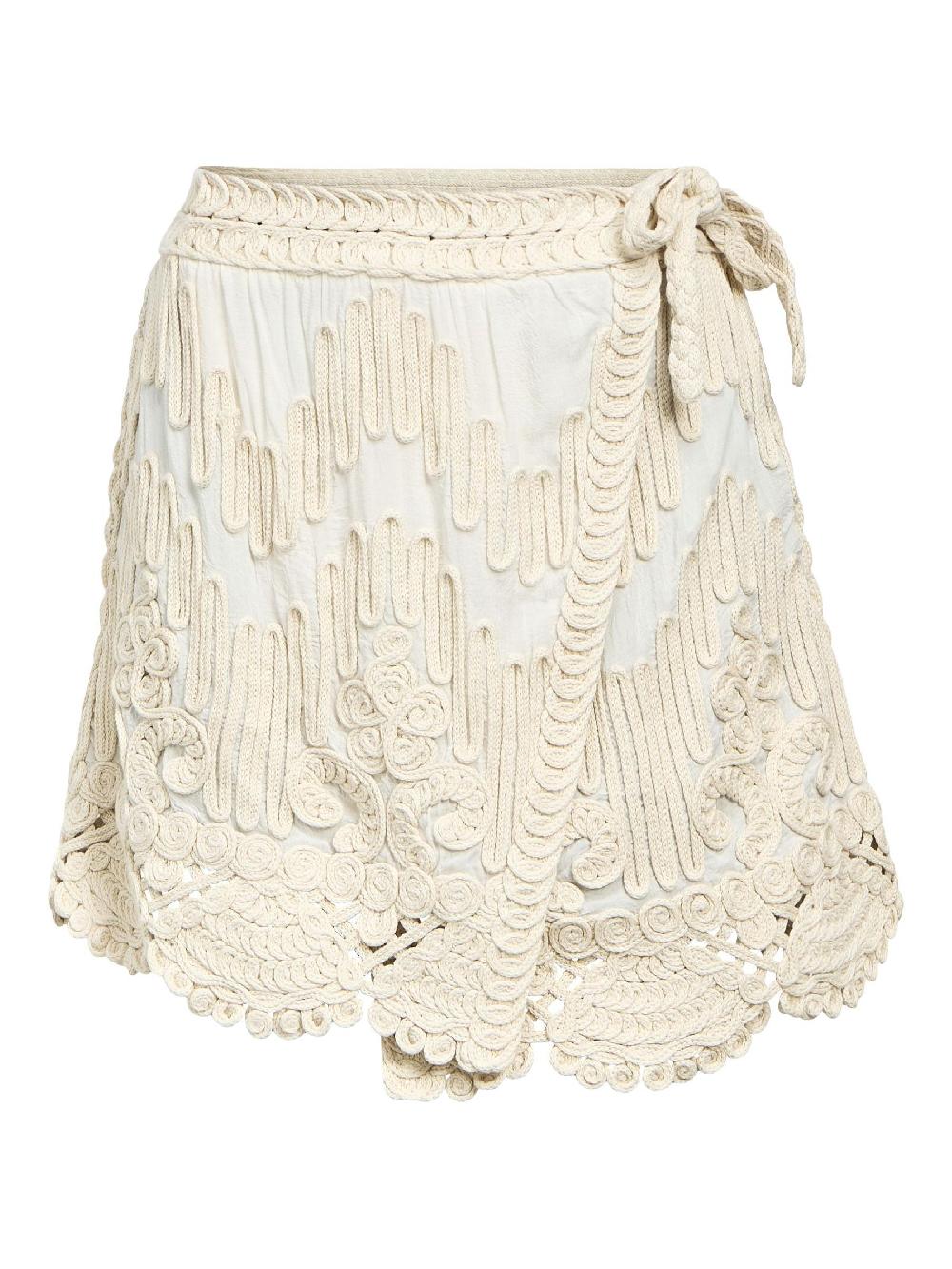 object petite GEBORDUURD WIKKELROK