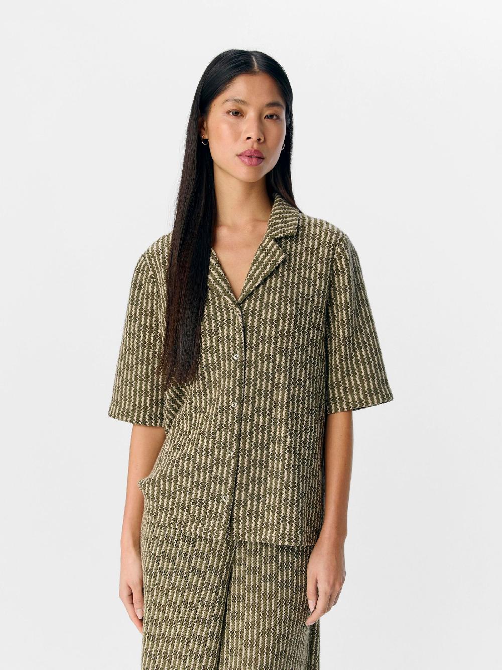 Object Petite GEBREID OVERHEMD