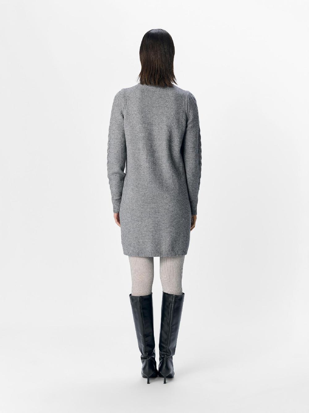 Object Petite GEBREIDE KABELS MINI JURK